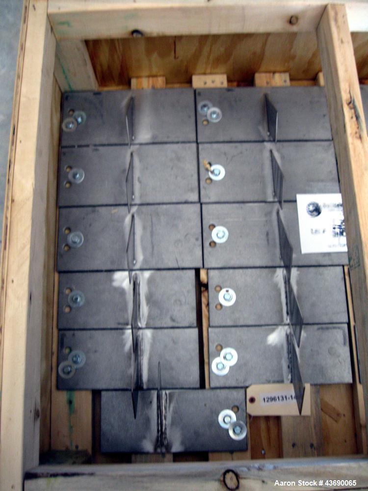 Used Unused Lot Of Agitator Parts Consisting of hubs, and blades. OAD 38"L X 38"W X 18"T. .