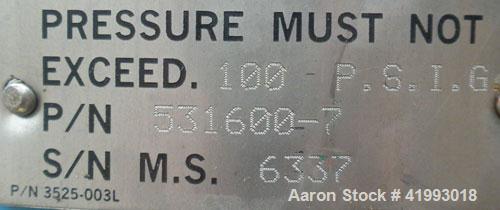 Used Chemineer Agitator Seal, Part #531600-7.  2" diameter shaft opening. Rated 100 psi max.
