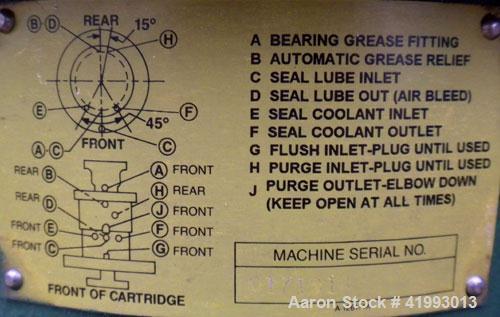 Used Lightnin Agitator Seal. Approximate 7 1/2" diameter flange with 2-1/2" bolt centers.