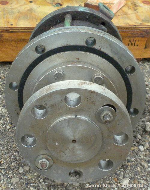 Used- Lightnin Agitator Seal. Approximate 8 1/2" diameter flange with 2 1/2" bolt centers. Includes top lifting lugs.