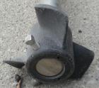 Used Agitator Shaft, 316 Stainless Steel. 1'' Diameter x 62-3/4'' long shaft with a 3'' diameter plastic impeller. 4-3/4'' O.D. (4) 1/2'' diameter hole mounting flange on approximate 2-5/8'' centers