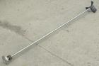 Used Agitator Shaft, 316 Stainless Steel. 1