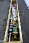 Used Lightnin Agitator Shaft, 316 Stainless Steel. Approximate 2-1/2