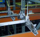 Used Lightnin 2” Diameter x Approximately 114” Long 316 Stainless Steel Keyed Shaft. (1) 25” Diameter 3 bolt on blade pitched turbine.