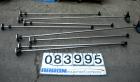 Used Agitator Shaft, 316 Stainless Steel.  1