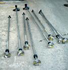 Used Agitator Shaft, 316 Stainless Steel.  1