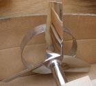 Unused- Lightnin Agitator Shaft, 316 Polished Stainless Steel. 1-1/2