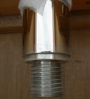 Used Unused- Lightnin Agitator Shaft, 316 Polished Stainless Steel. 1-1/2