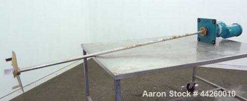 Used Brawn Fixed Mount, Open Tank Design Agitator, Model BGMF 150