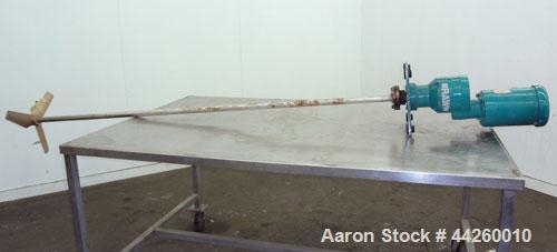 Used Brawn Fixed Mount, Open Tank Design Agitator, Model BGMF 150