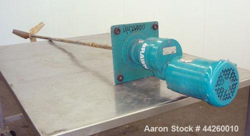 Used Brawn Fixed Mount, Open Tank Design Agitator, Model BGMF 150