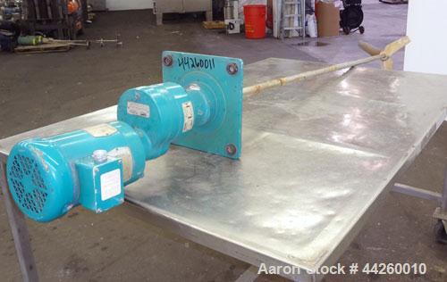 Used Brawn Fixed Mount, Open Tank Design Agitator, Model BGMF 150