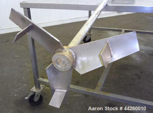 Used Brawn Fixed Mount, Open Tank Design Agitator, Model BGMF 150