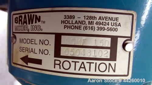 Used Brawn Fixed Mount, Open Tank Design Agitator, Model BGMF 150