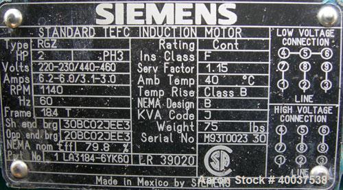 Used Chemineer Agitator, Model 1HTD-2, 68 output rpm. Driven by a 2HP,3/60/220-230/ 440-460 volt, 1140 rpm motor.