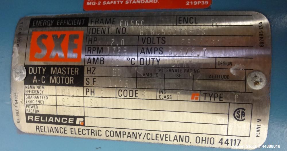 Used Chemineer CT Top Entering Agitator, Model 3CTNM-2