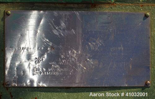 Used Lightnin Top Entering Agitator, Model 15-S-3. Ratio 14 to 1, 84 output rpm. 2" diameter x 120" long 316 stainless steel shaft with an approximate 32'' diameter 316 stainless steel 3 blade turbin...