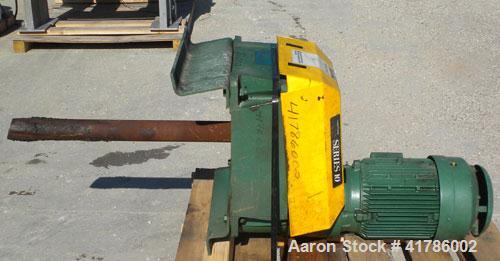 Used Lightnin Series 10 Top Entering Agitator, Model 17Q5. Closed tank design. Ratio 25.92 to 1, output rpm 37, 5 hp rating. Includes a 5 hp, 3/60/230/460 volt, 865 rpm motor.