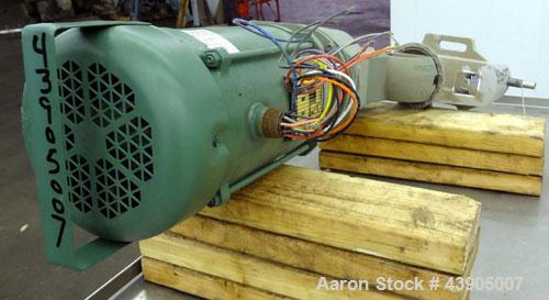 Used Lightnin Clamp-On Agitator, Model X1P300.  Clockwise rotation, shaft speed 1725 rpm.  Set up for a 1" diameter shaft (not included).  Driven by a 3 hp, 3/60 to 90 hz, 230/460 volt, 1760 rpm XP i...