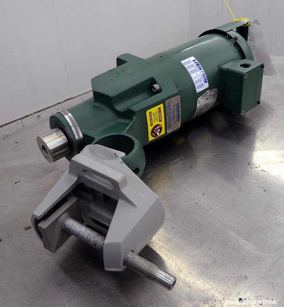 Used- Lightnin Clamp On Agitator, Model X5P33. 0.33hp, 3/60/208-230/460 Volt, 1725 rpm motor. Set up for an approximate 3/4"...