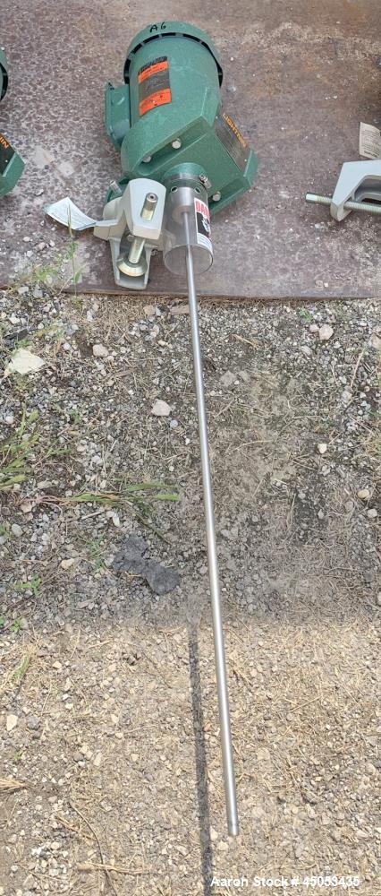 Unused- Lightnin Agitator, Model Xd-30. Approximate 1/2" diameter x 32" long stainless steel shaft, no blade. Driven by 0.30hp, 3/60/50/208-220/440 volt, 1725/1450 rpm motor. Serial# 95/31930-02.