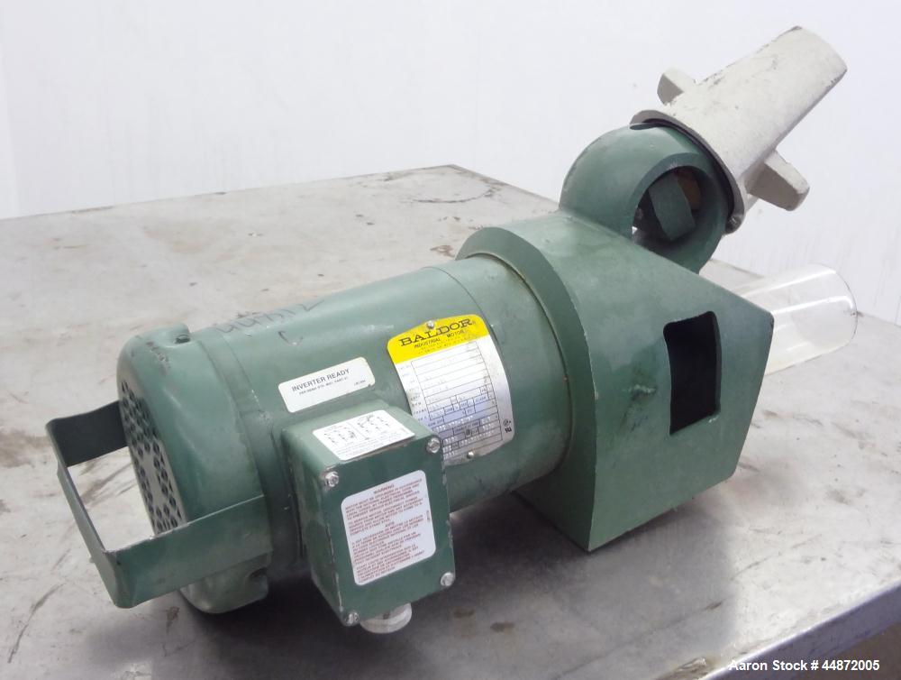 Used Lightnin Clamp-On Agitator, Model XJ-65.  0.65 Hp, 1/60/230/460 volt, 1740 rpm motor.  Requires an approximately 5/8" diameter shaft.