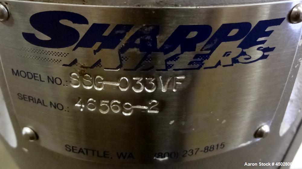 Sharpe Agitator, Model SSG-033VF