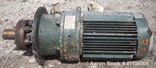 Used- Sumitomo Flange Mount Agitator, Model VM3145B. Ratio 29 to 1. Driven by a 5 hp, 3/60/230/460 volt, 1720 rpm motor. App...