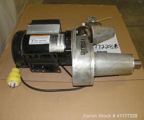 Used- U.S. Best Clamp On Agitator, Model ABT1V. Driven by a 1 hp, 1/60/115 volt, 1725 rpm motor. Includes a Franklin IMDS mo...