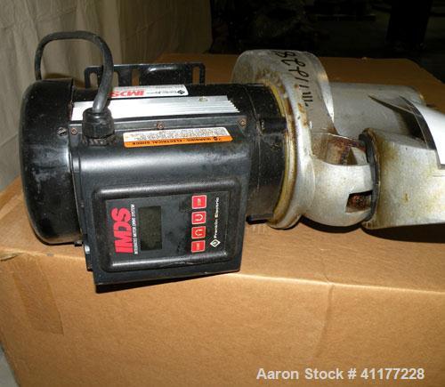 Used U.S. Best Clamp On Agitator, Model ABT1V. Driven by a 1 hp, 1/60/115 volt, 1725 rpm motor. Includes a Franklin IMDS motor drive. Requires shaft.