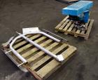 Used- Anchor Style Agitator with Sidewall and Bottom Deflector Blade, Bottom Supported, 316 Stainless Steel. 2-1/2
