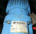 Used- Chemineer Agitator. Stainless steel shaft with dual 3-blade prop. Driven by 2hp, 3/60/208-230/460 volt, 1755 rpm motor...