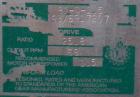 Used Lightnin Agitator Gear Drive Only, Model 81-Q-1.5. Ratio 25.8 to 1, output 68 rpm.