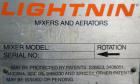 Used- Lightnin Top Entering Agitator, Model XJ-33VM. 1/2