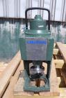 Used Lightnin Fixed Mount, Open Tank Design, Air Operated Agitator, Model XJACK-100. Clockwise rotation. Approximate 4’’ diameter 304 stainless steel stub shaft mounting flange with slotted bolt hole...