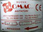 Used- Nuova Omec Top Entering Agitator, Model DVF6