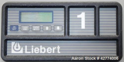 Used Liebert Deluxe System 3, 10 Ton Temperature Control System Consisting Of: (1) Liebert Model VH125AUCAEI indoor unit with evaporator coil and compressor unloaders. (1) Liebert rooftop air cooled ...