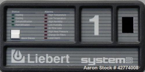 Used Liebert Deluxe System 3, 30 Ton Temperature Control System Consisting Of: (1) Liebert Model FH380AUCSM indoor unit with evaporator coil and compressor unloaders. (1) Liebert rooftop air cooled 4...