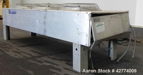 Used Liebert Air Cooled 3 Fan Rooftop Condenser Unit, Model CDF308LY. 1 Fan driven by a 3/4 HP, 1/60/208/230 Volt motor. 2 fans driven by a 3/4 HP, 3/60/208/230 Volt motors. Requires indoor unit with...