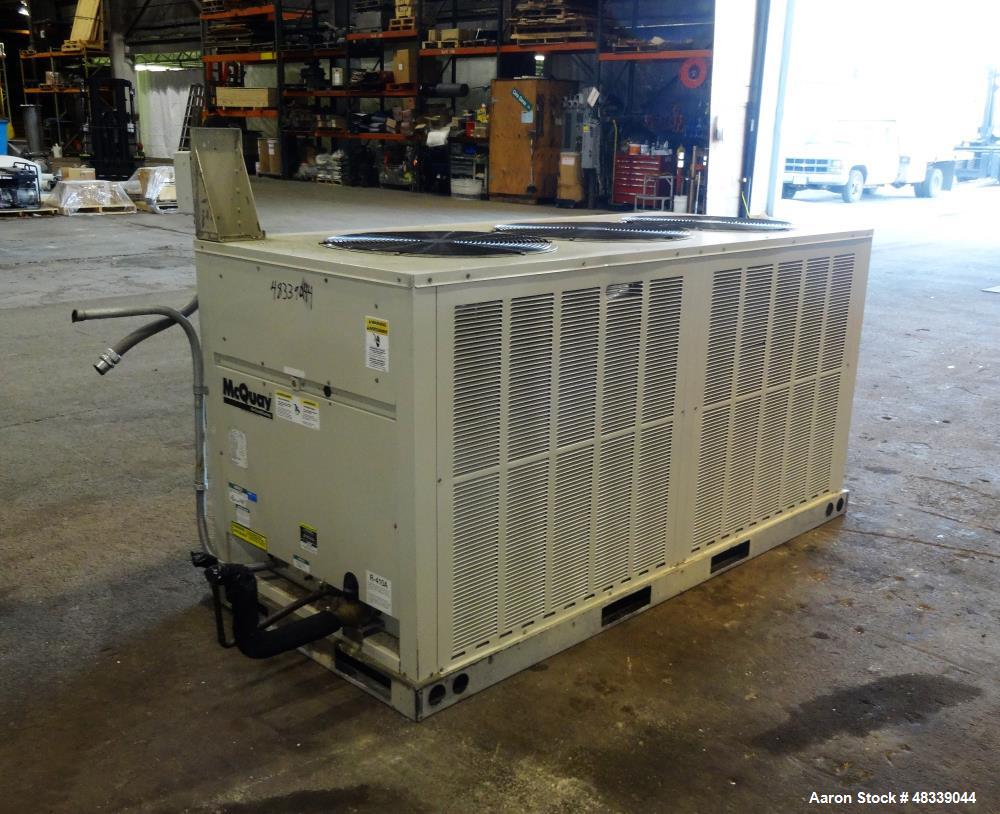 Used- McQuay Air Conditioning Air Cooled Rooftop Condensing System.