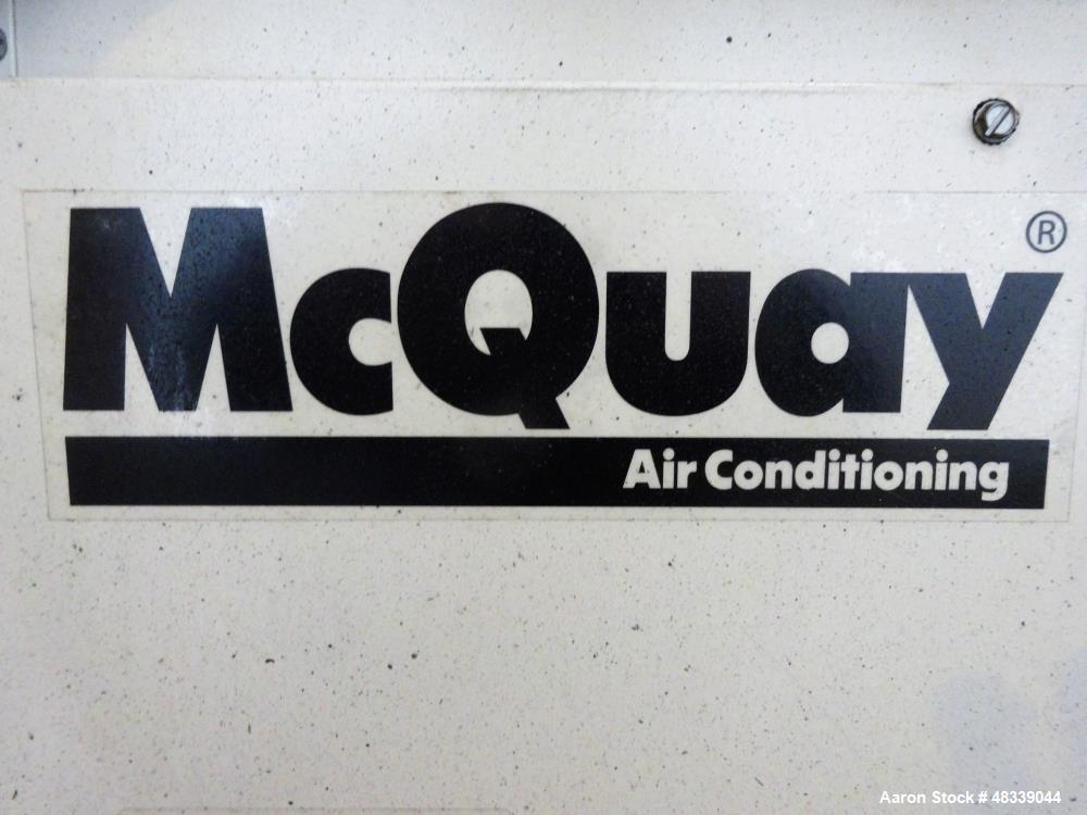 Used- McQuay Air Conditioning Air Cooled Rooftop Condensing System.