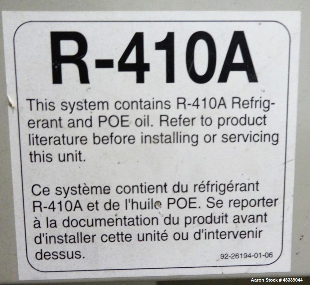 Used- McQuay Air Conditioning Air Cooled Rooftop Condensing System.