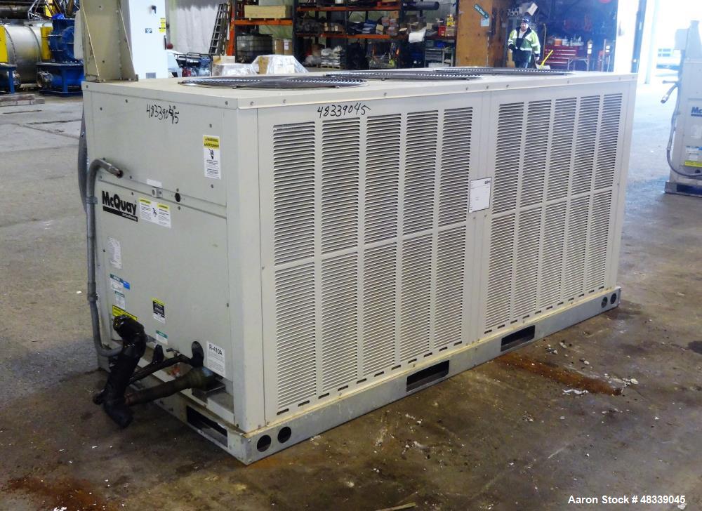 Used McQuay Air Conditioning Air Cooled Rooftop Condensing System.