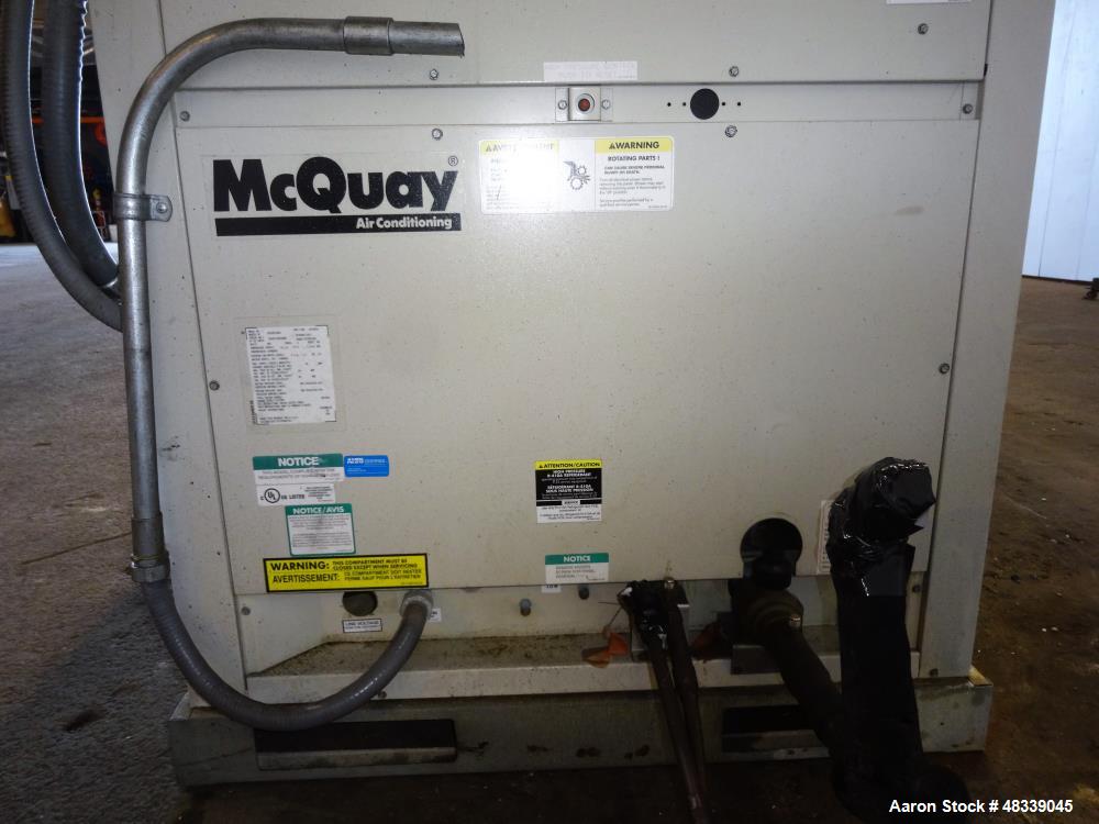 Used- McQuay Air Conditioning Air Cooled Rooftop Condensing System.