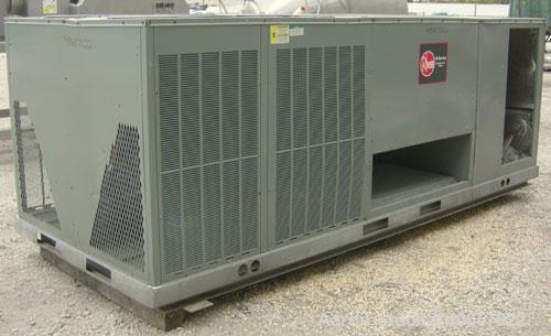 Used Rheem Standard Efficiency Series Self-Contained Cooling Package Unit, model RLKB-A240DM. 20 tons. Gross cooling capacity 242,000 BTU. Designed for outdoor use.