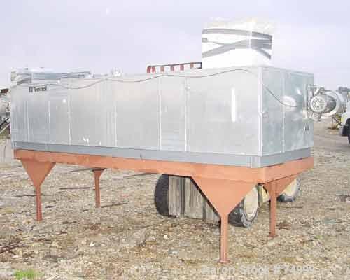 USED:Temtrol welded frame indoor air handling unit, model WF-DH4.15 psi max steam, 250 psi max water coil. 2 hp supply fan, 2000 cfm,cooiling coil 2000 cfm, heating coil 2000 cfm. Side access doors.