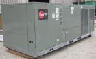 Used Rheem Standard Efficiency Series Self-Contained Cooling Package Unit, model RLKB-A240DM. 20 tons. Gross cooling capacity 242,000 BTU. Designed for outdoor use.