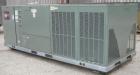 Used Rheem Standard Efficiency Series Self-Contained Cooling Package Unit, model RLKB-A240DM. 20 tons. Gross cooling capacity 242,000 BTU. Designed for outdoor use.