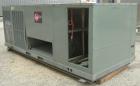 Used Rheem Standard Efficiency Series Self-Contained Cooling Package Unit, model RLKB-A240DM. 20 tons. Gross cooling capacity 242,000 BTU. Designed for outdoor use.