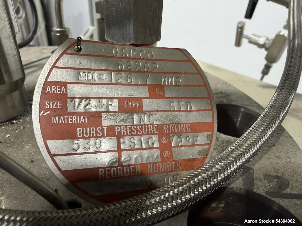 Used Autoclave Engineers 5 Gallon High Pressure Reactor System – 1900 PSI Jacketed Vessel with Agitation Package